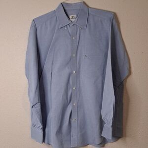 Lacosta blue button down shirt size 42